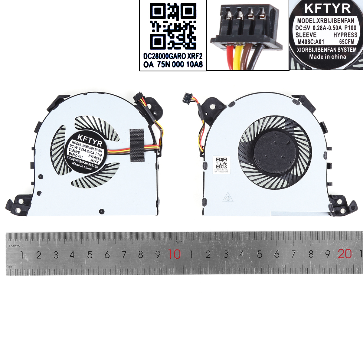 Picture of New Replacement CPU Cooling Fan For Lenovo L340 L340-15API  FLAR l3 15iml05（High copy） N/A Layout